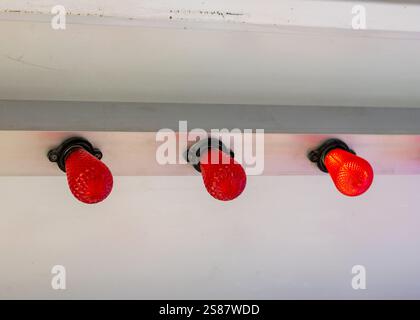 Fahrgeschäfte, Spiele und Speisen auf dem Messegelände CNE Toronto Ontario Stockfoto