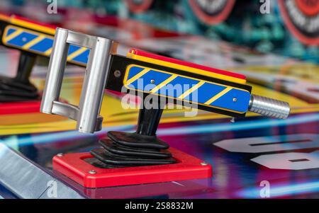 Fahrgeschäfte, Spiele und Speisen auf dem Messegelände CNE Toronto Ontario Stockfoto