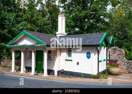 Das Old toll House in der Salcombe Road in Sidmouth wurde 1817 für den Honiton and Sidmouth Turnpike Trust gebaut. Sidmouth, East Devon, England, Großbritannien. Stockfoto