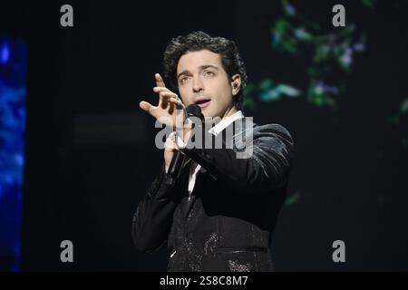 Musikkonzert - Il Volo - Tutti per UNO-Ad Astra Live nei Palasport Il gruppo musicale Il Volo composto da Piero Barone, Ignazio Boschetto e Gianluca Ginoble - durante il Concerto del Tour Tutti per UNO-Ad Astra Live Nei Palasport al Palazzo dello Sport di Roma Rom Italien Copyright: XRobertoxBettacchix/xLiveax 1701007 Stockfoto