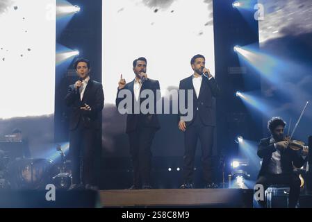 Musikkonzert - Il Volo - Tutti per UNO-Ad Astra Live nei Palasport Il gruppo musicale Il Volo composto da Piero Barone, Ignazio Boschetto e Gianluca Ginoble - durante il Concerto del Tour Tutti per UNO-Ad Astra Live Nei Palasport al Palazzo dello Sport di Roma Rom Italien Copyright: XRobertoxBettacchix/xLiveax 1700988 Stockfoto