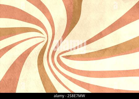 Dieses Bild verfügt über einen dynamischen abstrakten Hintergrund mit einem wirbelnden Muster in Beige- und Brauntönen, das ideal ist, um VAR einen weichen, künstlerischen Touch zu verleihen Stockfoto
