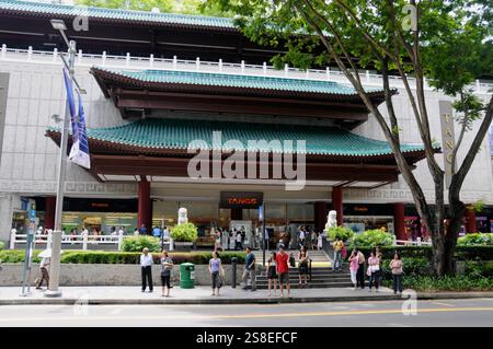 CK. Tang Shopping Mall am Tang Plaza in Orchard Road, Singapur. Es ist eines der ältesten Kaufhäuser Singapurs seit seiner Gründung in Stockfoto