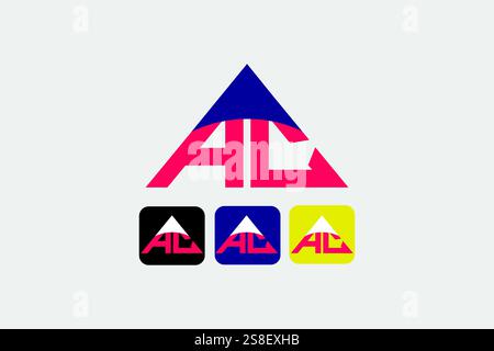 AC Logo Design Professional & Classic Stock Vektor