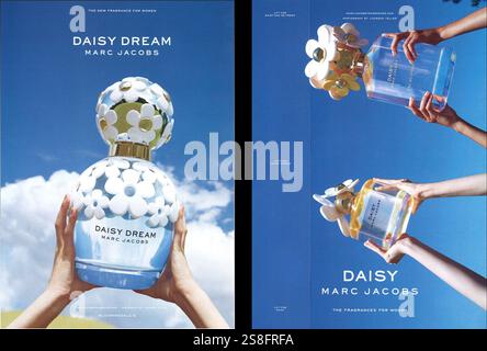 2014-2015 Daisy Dream von Marc Jacobs für Damen Eau de Toilette Ad Stockfoto