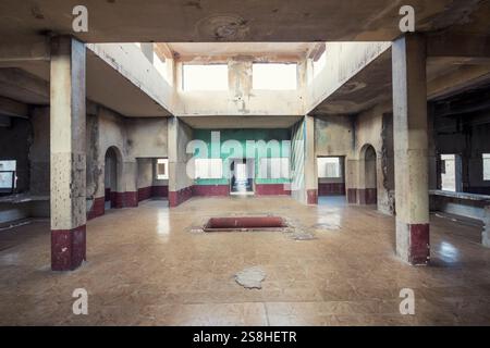 Die verlassenen Ruinen der alten Leprakolonie in Abades Teneriffa, Spanien 08-12-2024. Stockfoto