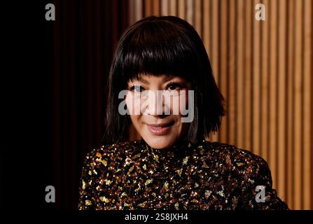 New York, Usa. Januar 2025. Michelle Yeoh kommt am Mittwoch, den 22. Januar 2025, auf dem roten Teppich bei Paramount's „Star Trek: Section 31“-Weltpremiere im Jazz im Lincoln Center in New York City an. Foto: John Angelillo/UPI Credit: UPI/Alamy Live News Stockfoto