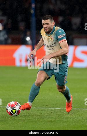 Paris, Frankreich. Januar 2025. Mateo Kovacic von Manchester City während des Fußballspiels der UEFA Champions League, League-Phase zwischen Paris Saint-Germain (PSG) und Manchester City am 22. Januar 2025 im Parc des Princes Stadion in Paris, Frankreich - Foto Jean Catuffe/DPPI Credit: DPPI Media/Alamy Live News Stockfoto