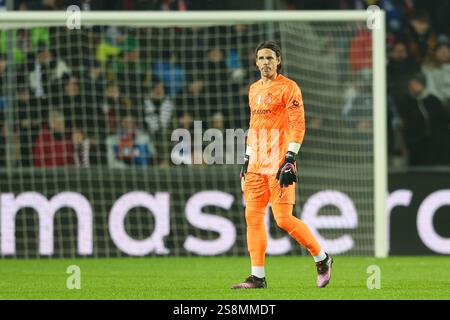 Prag, Tschechische Republik. Januar 2025. Yann Sommer von Inter wurde während des UEFA Champions League-Spiels zwischen Sparta Prag und Inter in der Epet Arena gesehen. Endpunktzahl; Sparta Prag 0:1 Inter. Quelle: SOPA Images Limited/Alamy Live News Stockfoto