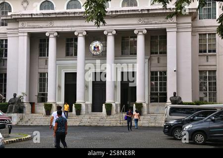 MANILA, PHILIPPINEN - 24. NOVEMBER 2017: Oberster Gerichtshof der Republik der Philippinen in Manila. Stockfoto