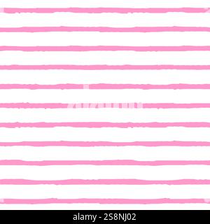 Nahtloses Vektormuster. Bunte horizontale Streifen mit verschwommenen Kanten Stock Vektor