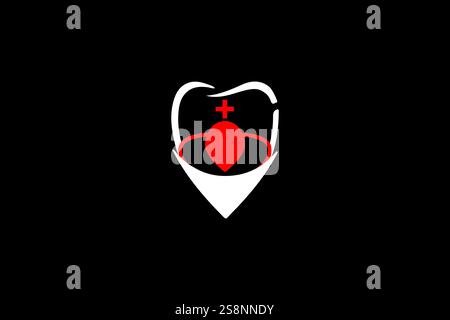 Dental Logo Design Professional & Classic Stock Vektor