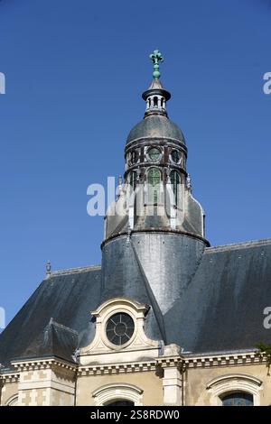 Frankreich, Region Centre-Val-de-Loire, Département Loir-et-Cher, Blois, Place Victor Hugo, Kirche St. Vincent Blois (Eglise Saint-Vincent-de-Paul), Stockfoto