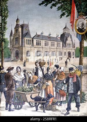 Abbildung: Großherzogtum Luxemburg Pavilion, an der Exposition Universelle von 1900. Dies war eine Messe in Paris, Frankreich, statt, von 14. April bis 12. November 1900, die Errungenschaften des vergangenen Jahrhunderts zu feiern und Entwicklung in die nächste zu beschleunigen. Stockfoto