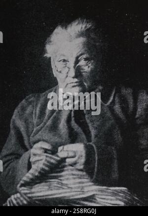 Foto von Katharina Breshkovsky (1844-1934) eine Russische Sozialistische. Sie war auch als Babuschka, die Großmutter der Russischen Revolution bekannt. Vom 20. Jahrhundert Stockfoto