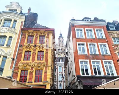 Grand Place in Lille, Frankreich Stockfoto