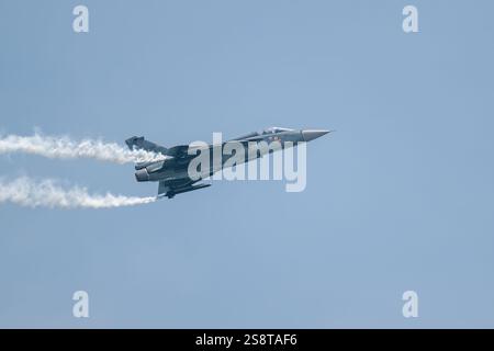 HAL Tejas Mk1 der No:45 Squadron IAF, „die fliegenden Dolche“ Stockfoto