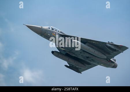 HAL Tejas Mk1 der No:45 Squadron IAF, „die fliegenden Dolche“ Stockfoto