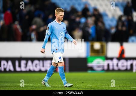 MALMÖ , 23-01-2025 , Malmö neues Stadion , Saison 2024 / 2025 , UEFA Europa League, Fußball. Während des Spiels Malmö - FC Twente, Stockfoto