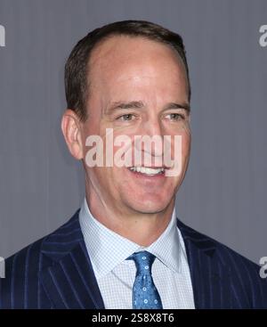 New York City, USA. Januar 2025. Peyton Manning besuchte die Premiere „The Buddy Way“ am 23. Januar 2025 im Paley Museum in New York City, NY © Steven Bergman/AFF-USA. COM Credit: AFF/Alamy Live News Stockfoto