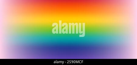 regenbogen-Gradientenvektor-Hintergrund, perfekt zum Feiern von Vielfalt und Inklusion Monat Stock Vektor