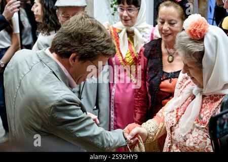 Madrid, Spanien. Januar 2025. FITUR die Internationale Tourismusmesse Spaniens 2025. Jose Luis Martinez-Almeida, spanischer Staatsanwalt und Politiker, Mitglied der Partido Popular und Bürgermeister von Madrid von 2019 bis heute. IFEMA, Madrid, Spanien. Quelle: EnriquePSans/Alamy Live News Stockfoto