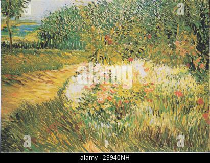 Ecke Voyer d'Argenson Park in Asnières Summer, 1887 Privatsammlung (F315) Vincent van Gogh - Stockfoto