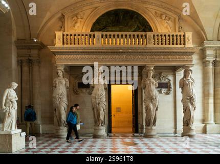Louvre-Museum, Paris, Frankreich Stockfoto