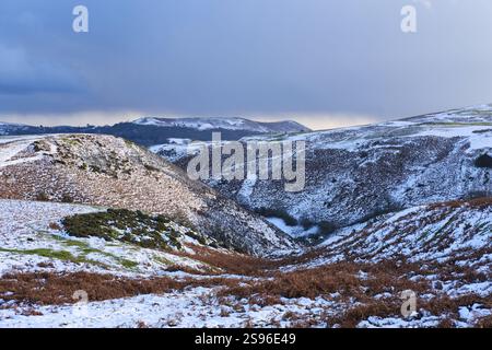 Long Mynd, Shropshire, Großbritannien Stockfoto
