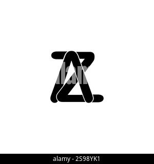 VEKTOR DER AZ-LOGO-VORLAGE Stock Vektor