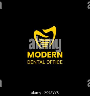 DENTALER LOGOVEKTOR Stock Vektor