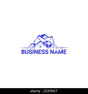 VEKTOR DES HAUSLOGOS Stock Vektor