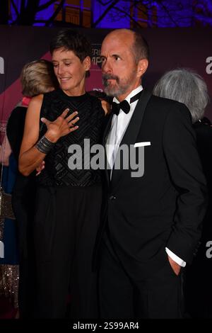 Christoph Maria Herbst mit Ehefrau Gisi / Verleihung des Bayerischen Filmpreises 2024 /Prinzregententheater / München / 24. Januar 2025 *** Christoph Maria Herbst mit Frau Gisi Präsentation des Bayerischen Filmpreises 2024 Prinzregententheater München 24. Januar 2025 Stockfoto