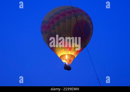 Heißluftballonfahrt in Jaipur Stockfoto