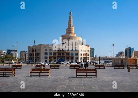 Scheich Abdulla Bin Zaid Al Mahmoud Islamisches Kulturzentrum. Fanar Moschee Doha Katar Stockfoto