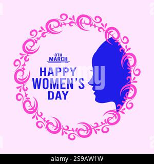Internationaler Frauentag-Tag-Vektor-illustration Stock Vektor