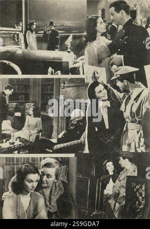 VIVIEN LEIGH ROBERT TAYLOR LUCILE WATSON und C. AUBREY SMITH in WATERLOO BRIDGE 1940 Regisseur MERVYN Leroy spielen Robert E. Sherwood Metro Goldwyn Mayer (MGM) Stockfoto