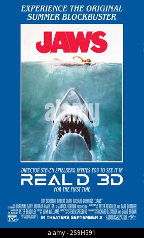 JAWS (1975)Posterkunst *Filmstill - nur redaktionelle Verwendung* CAP/PLF von Capital Pictures Stockfoto