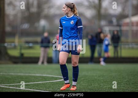 v.li.: Flavia Lüscher (1. FFC Turbine Potsdam, 27) enttäuscht schauend, Enttäuschung, 26.01.2025, Norderstedt (Deutschland), Fussball, Testspiel Frauen, Hamburger SV - 1. FFC Turbine Potsdam Stockfoto