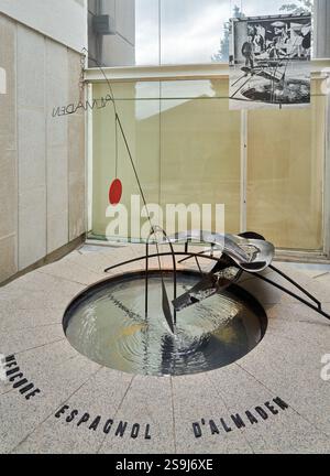 Quecksilberbrunnen, 1937, Alexander Calder (1898-1976), Barcelona, Katalonien, Spanien. Stockfoto