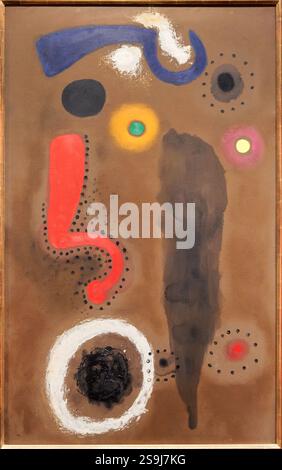Births in the Space, 1959, Joan Miró, Barcelona, Katalonien, Spanien. Stockfoto
