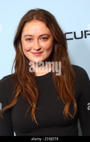 Park City, UT, 26. Januar 2025. Karsen Liotta at Arrivals for SUNFISH (& OTHER STORIES ON GREEN LAKE Premiere beim Sundance Film Festival 2025, The Ray Theatre, Park City, UT, 26. Januar, 2025. Foto: JA/Everett Collection Credit: Everett Collection Inc/Alamy Live News Stockfoto