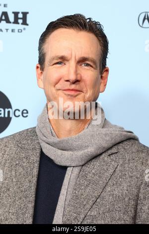 Park City, UT, 26. Januar 2025. Brian Steckler at Arrivals for SUNFISH (& OTHER STORIES ON GREEN LAKE Premiere beim Sundance Film Festival 2025, The Ray Theatre, Park City, UT, 26. Januar, 2025. Foto: JA/Everett Collection Credit: Everett Collection Inc/Alamy Live News Stockfoto