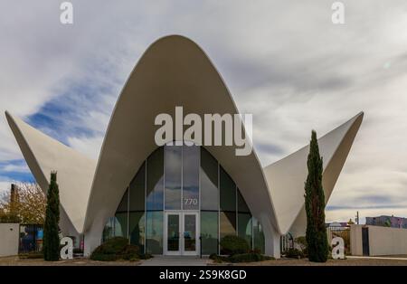 Las Vegas, Nevada - 3. Januar 2025: Neon Museum im Downtown District von Las Vegas, Nevada Stockfoto