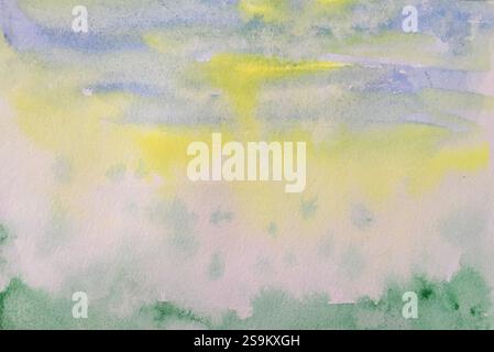 Aquarell Textur Hintergrund Stockfoto