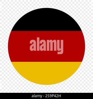 Symbol für die deutsche Nationalflagge Stock Vektor