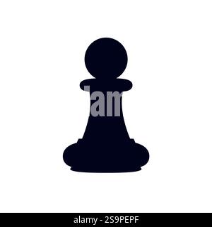 Schachstück Spiel Emoji Symbol Symbol Symbol Vektor Illustration Brettspiel Stock Vektor