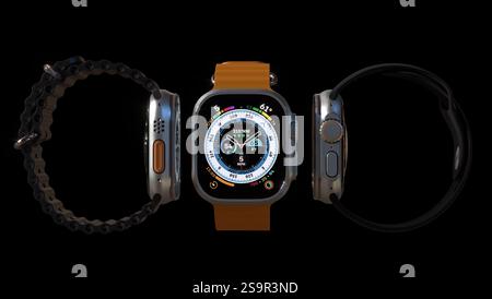 Apple Watch Ultra GPS Mobilfunk Stockfoto