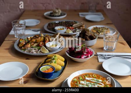 Nandine, ein kurdisches Familienrestaurant in Camberwell, South London, Oktober 2024. Foto: Sam Stockfoto