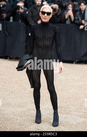 Paris, Frankreich. Januar 2025. Bryanboy besuchte die Schiaparelli Haute Couture Spring-Summer 2025 Show im Rahmen der Paris Fashion Week am 27. Januar 2025 in Paris. Foto: Aurore Marechal/ABACAPRESS. COM Credit: Abaca Press/Alamy Live News Stockfoto